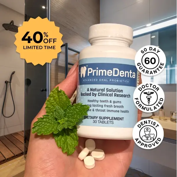 PrimeDenta | Image | CTA | Product- 40% Off 60 Days