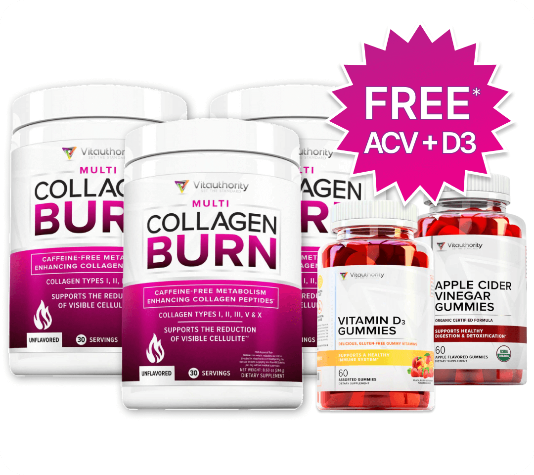 Collagen Burn x3 (Free D3 + ACV)