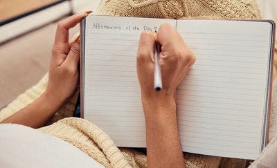 Woman Journaling 
