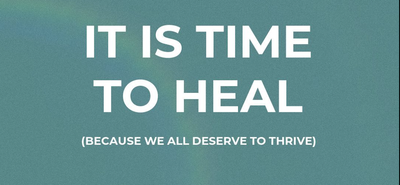 It is time to heal