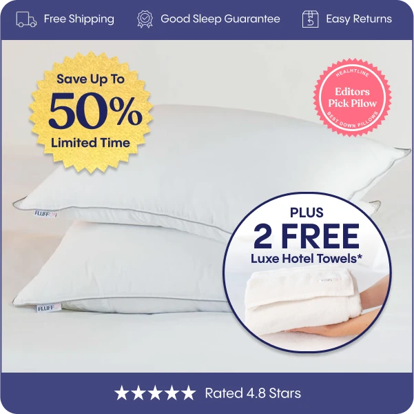 FluffCo | Image | CTA | Product - 50% + free Towels