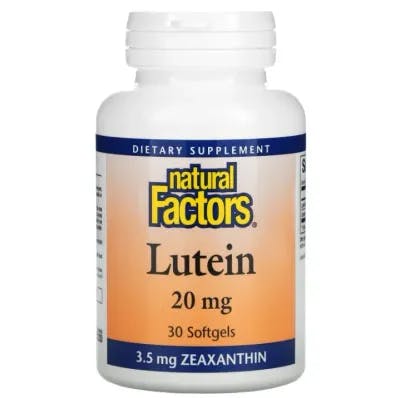 Natural Factors Product, Lutein, 20 mg , 30 Softgels | 