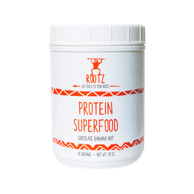 Rootz Protein Superfood, a powder blend that is healthy AND tastes good